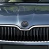 110mm ABS Car Front Hood Rear Trunk Emblem Badge Stickers for SKODA Superb Fabia Kamiq Kodiaq Karoq Octavia Citigo Yeti Rapid xkbf53