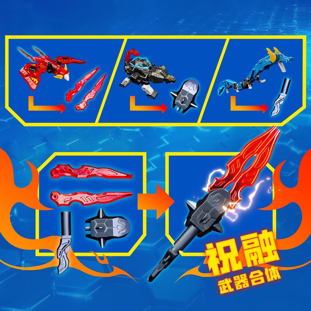 52TOYS BEASTBOX 14 SQUAD SACREDPOWER ROBO [Quarter Squad: Spiritual Power Robo] Transforming Combination Robot Figure, Retro Sentai Robot,