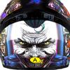 Unisex DOT Certified Motorcycle Full Helmet with Clown Style Warm Four-Season Riding Biker Headgear for Men And Women