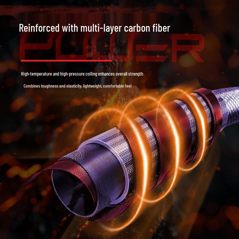 Guangwei GW Second Gen Versatile Carbon Lure Rod, ML Action, All Water Areas, Straight Handle, Genuine Product