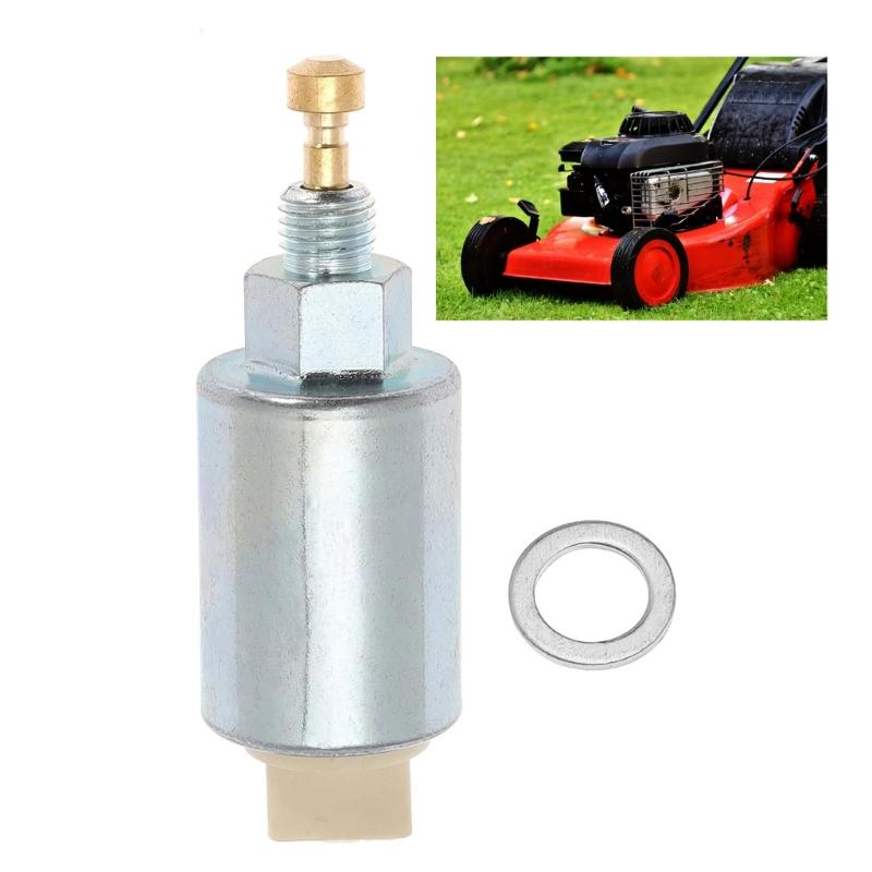 Reliable Engine Management Metal Lawn Mower Carburetor Electromagnetic Switch Lawn Mower Repair Parts Metal Material