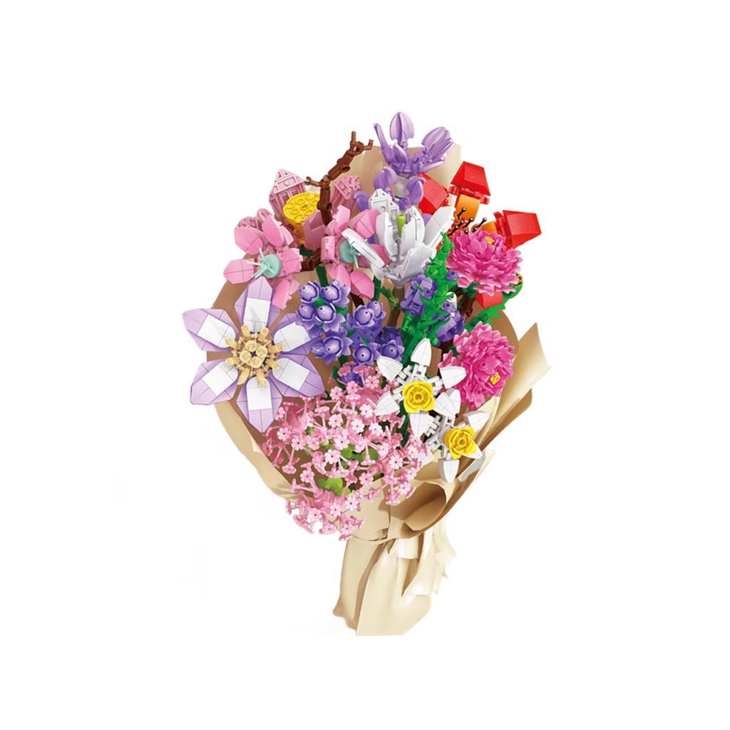 Eternal Flower Rose BuildingBlocks Are A Gift For Boyfriends And Girlfriends And Best Friends, As Well As A Girl'S Toy For Assembly