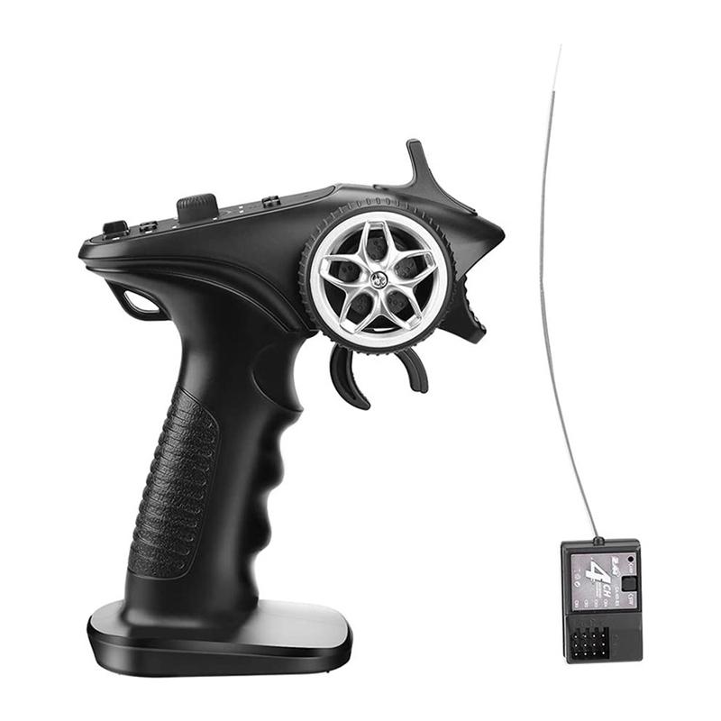 Shop Now GA-4H-TX TX4 2.4GHz 4CH Radio System Transmitter Controller Remote Control W/ Receiver for RC Car Boat Tank Crawler