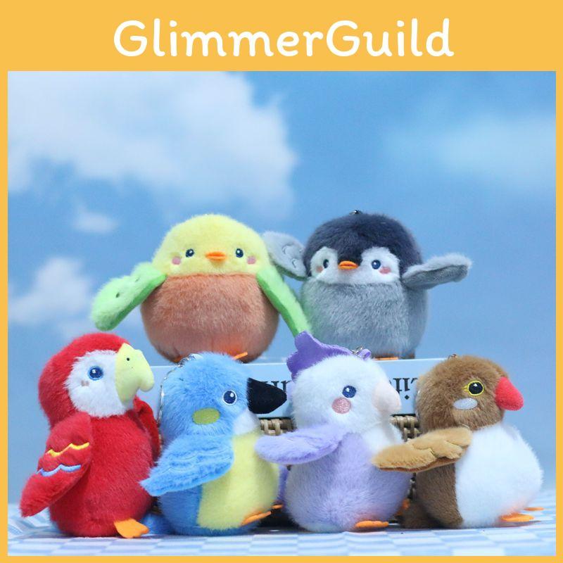 Cute Realistic Plush Sparrow Pendant Keyring Charming Stuffed Toy For Kids