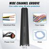 VEVOR 2 PCs Drop Over Cable Cover Ramp 100x13x2 Cm, 907 Kg/axle Load Capacity, Heavy Duty Cable Hose Protector Ramp