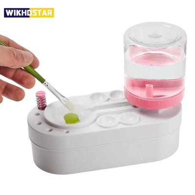 Machine de nettoyage automatique de pinceaux à circulation d'eau, seau de nettoyage pour pinceaux, gobelet de rinçage pour outils d'art, lave-stylo