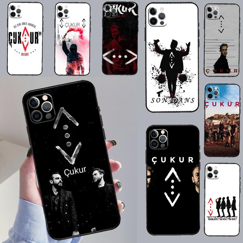 Cukur Show TV Case For iPhone 13 Pro Max 16 15 11 12 14 17 Pro Max mini 15 16 Plus 16e 17 Air Phone Cover