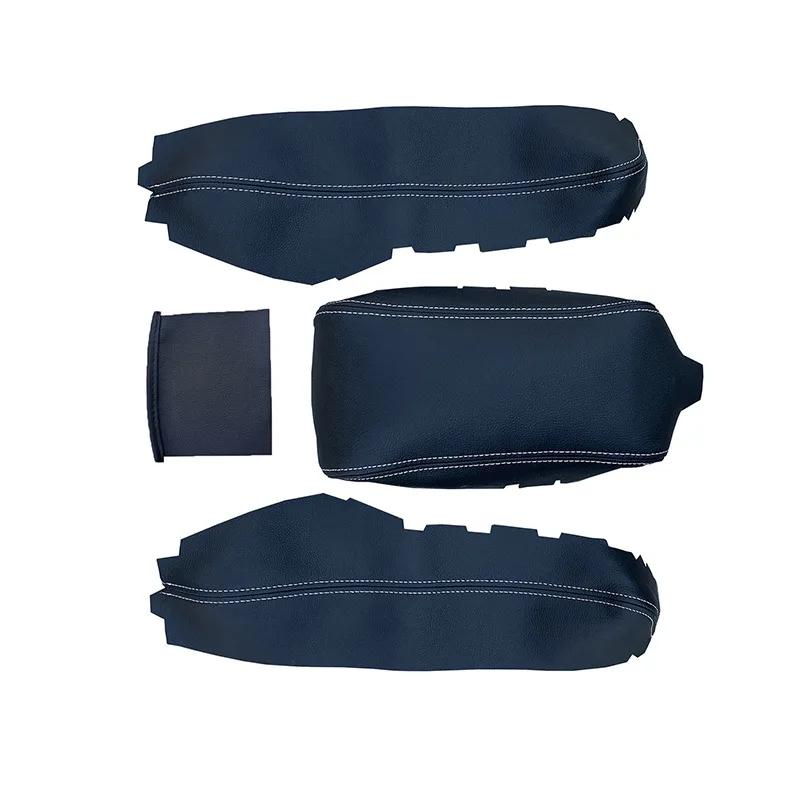 Microfiber Leather Central Armrest Cover Pad Storage Box Sticker Trim  For Honda 10th Civic 2016-2024 Car Accessories Cover PU
