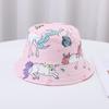 Summer Baby Hat Boy Girl Cotton Uv Protection Sun Cap Children Panama Beach Kids Bucket Hat Cute Cartoon Infant Caps
