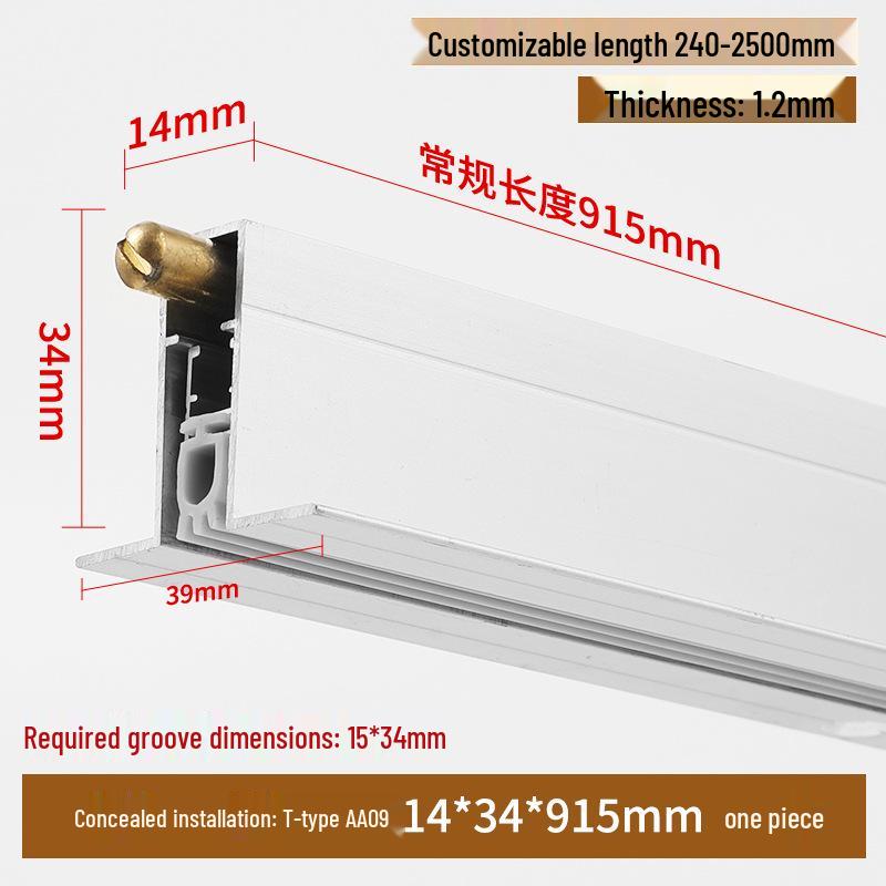 Automatic Lifting Soundproof Door Bottom Sealing Strip: Silent, Dustproof, Windproof Solution for Wooden Hotel Bedroom Doors