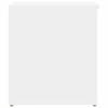 Vidaxl Chest, White, 84X42X46 Cm, Wood-Based Material