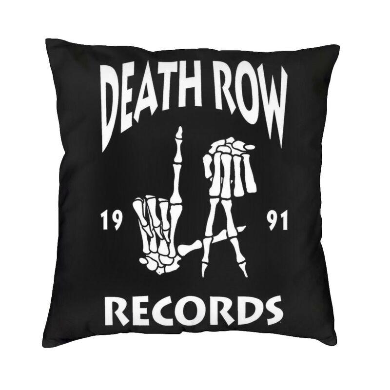 

Cool Death Row Records Square Throw Pillow Case Home Decorative 3D Doublesided Print Cushion Cover for Sofa 30x30cm 12x12in