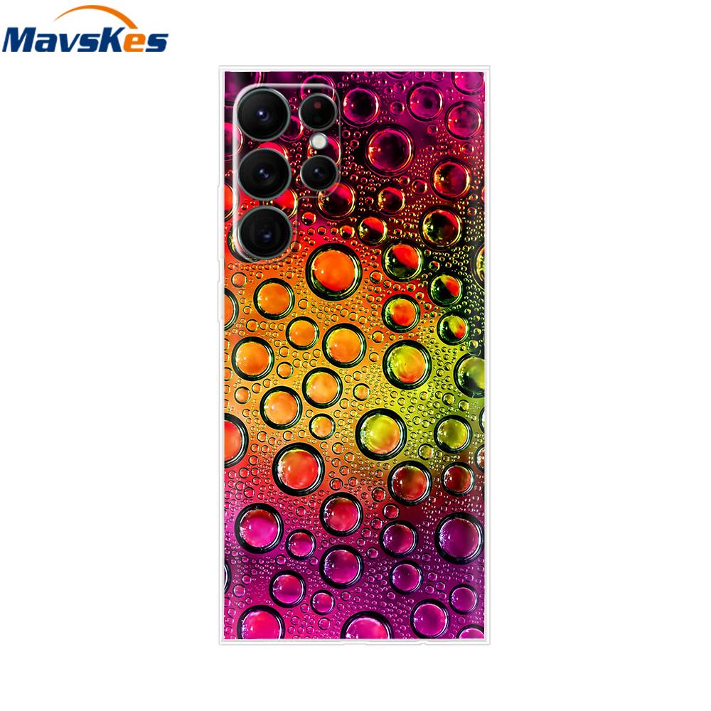 For Samsung Galaxy S22 Case S22 Ultra Transparent TPU Soft Silicon Cover For Samsung S22 Plus GalaxyS22+ Back Cases Phone Bumper