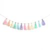 1/2Packs Rainbow Color Paper Tassel Garland For Kids Unicorn Mermaid Birthday Party Decoration Baby Shower Wedding Supplies
