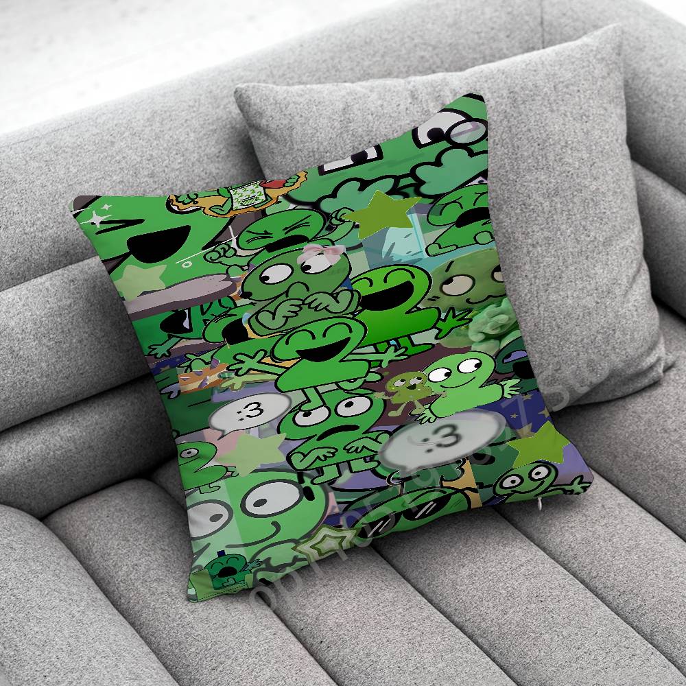 Bfdi B-Battle for Dream Island Cool Throw Pillow Case For 45x45cm 40x40cm 30x30cm 50x50cm 55x55cm Square Home Pillowcase Case