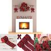 Stylish And European American Christmas Fabric Ribbon For Festive Event Decoration