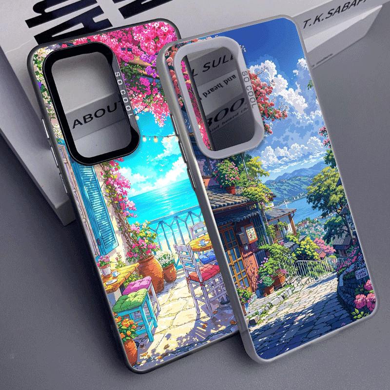 Anime Aesthetic Scenery Soft Phone Case for Samsung A17 A16 A15 A14 A13 A57 A56 A55 A54 A53 A37 A36 A35 A34 A33 A26 A25 A24 A23