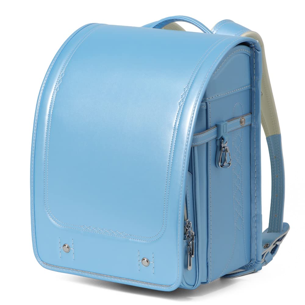 

Шкільний рюкзак для дівчаток та початкової школи 4л Синтетична шкіра та перли Автоматичний А4 Включає чохол для рюкзака та взуття Великий Дизайн у синьому [amant] синій