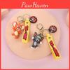 Cartoon Cat And Mouse Keychain Pendant Tom Jerry Silicone Doll Couple Bag Car Key Chain Decoration