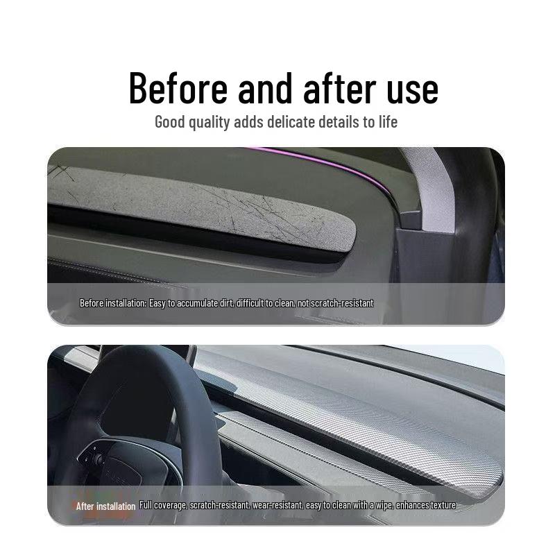 Tesla Model 3 Central Dashboard Interior Protection Strip