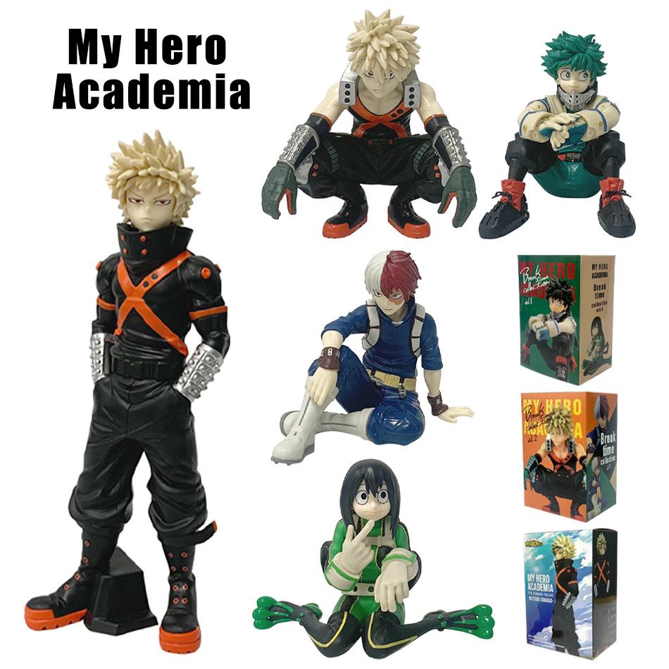 In Stock My Hero Academia Midoriya Izuku/Bakugou Katsuki/Todoroki So Figure Anime Model Dolls Toy Gift