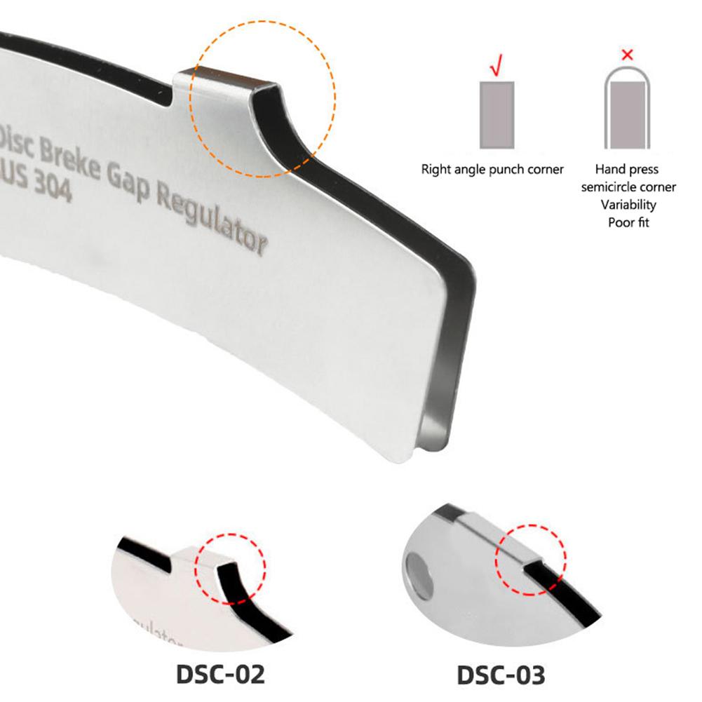 Line Disc Brake Caliper Adjusting Tool Stainless Steel Disc Brake Adjustment Piece Maintenance Repair Tool Accessories