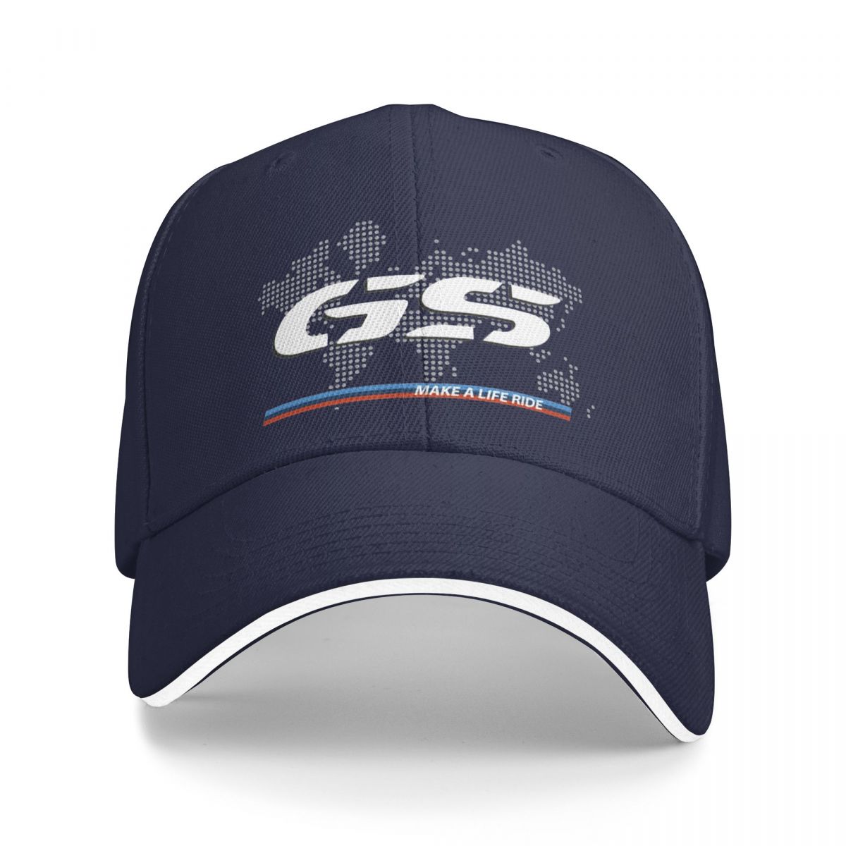 

Мотоцикл GS World Map Racing Golf Cap, наряды в стиле ретро, ​​мотоцикл, эндуро, гоночный головной убор для унисекс, женский уличный гольф One Size