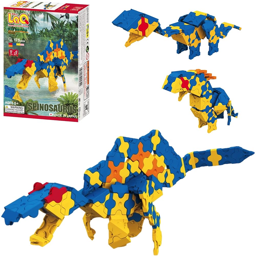 Yoshiritsu LaQ Dinosaur World Spinosaurus Building Set Educational Toy for Kids