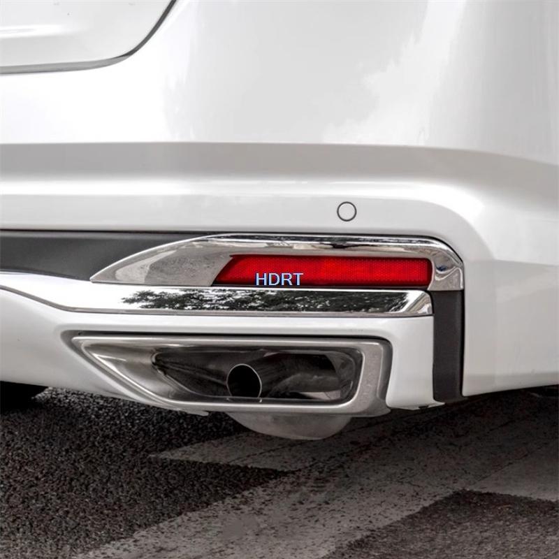 Fit For Nissan Altima/Teana J32 + Car Styling Rear Bumper Fog Light Frame Lamp Cover Trim Protector Decoration Accessories