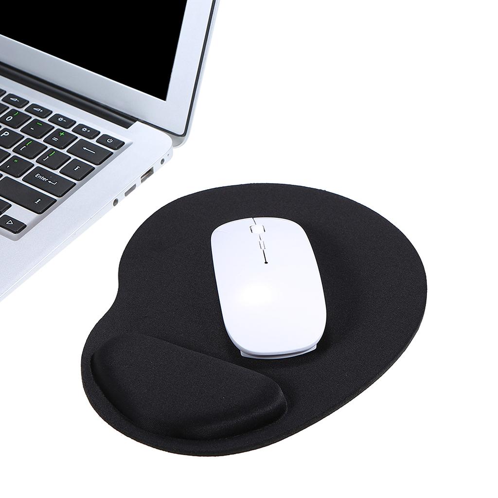 Mouse Pad Comfortable Mouse Mat with Wrist Rest Support for PC Laptop(Red)