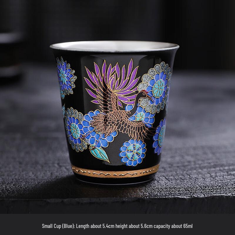 Chaxun Enamel Ceramic Kung Fu Teacup