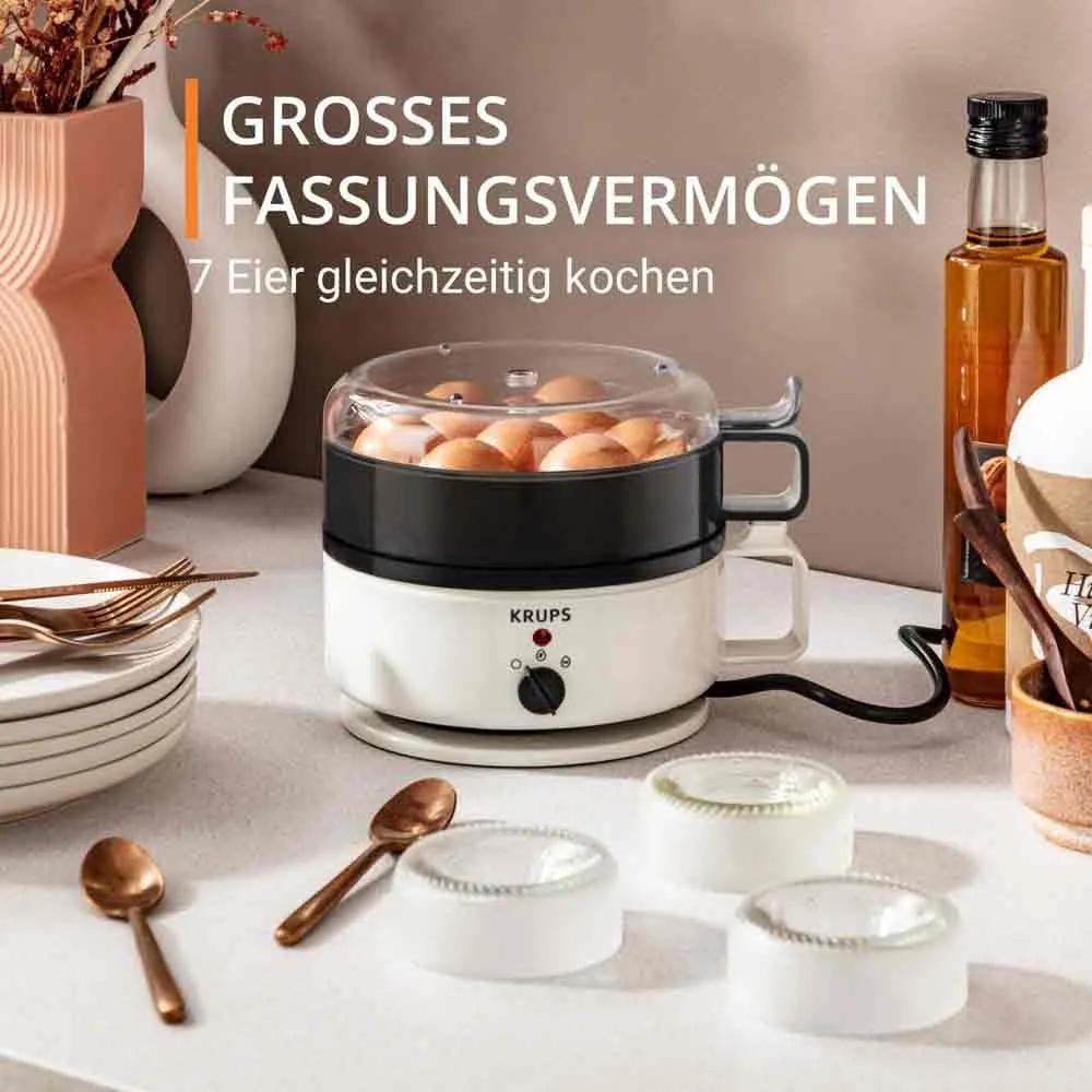 Krups EG230115 Egg Cooker 7 eggs White