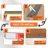 1pc 118.11in PVC Carpet Edge Trim Self Adhesive Cuttable Rug Edge Protector Flexible Waterproof Threshold Strip