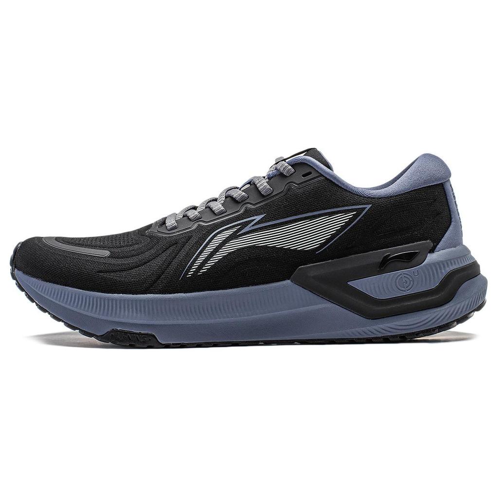 New LiNing YueYing 3.0 Cushioning Low Top Sprint Running Shoes Men's Black ARHU003-2