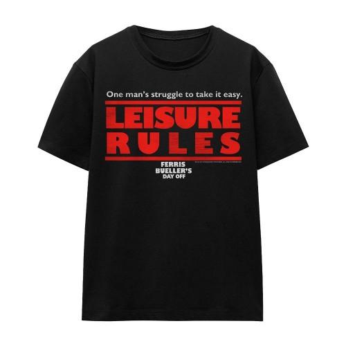Ferris Bueller´s Day Off Unisex Adult Leisure Rules T-Shirt