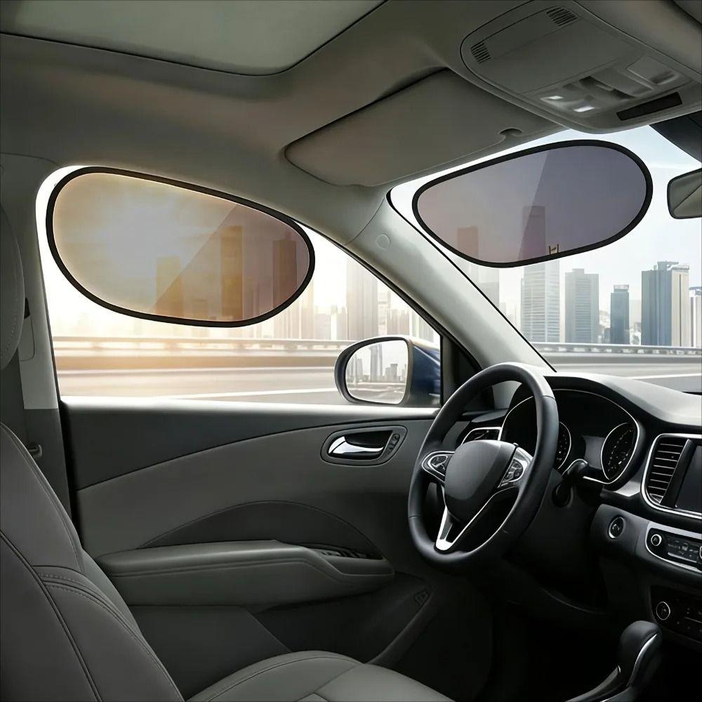 2Pcs Static Adsorption Car Sun Shade Heat Insulation Static Sun Visor  Parking Sun Protection