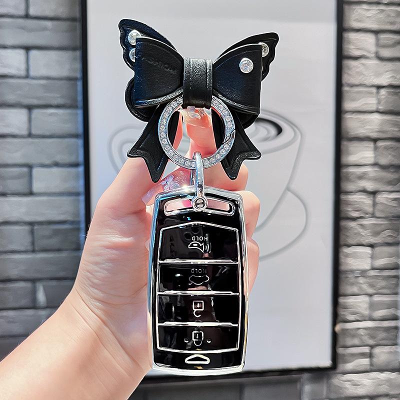 Tpu Car Remote Key Case Cover Protect Shell Fob For Hyundai  Genesis G70 G80 Eq900 G90 3 4 Bottons Accessories