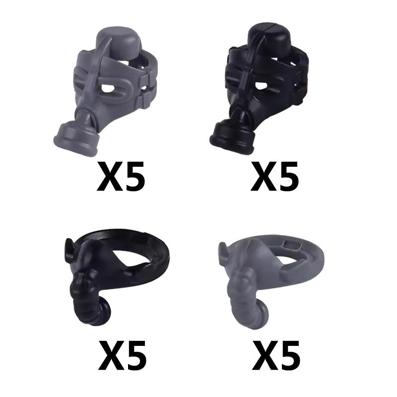 Military MOC Figure Building Blocks Explosion Proof Helmet Hat Gas Mask Kit SWAT Goggle Vest Belt Headset DIY Toy Gift K001