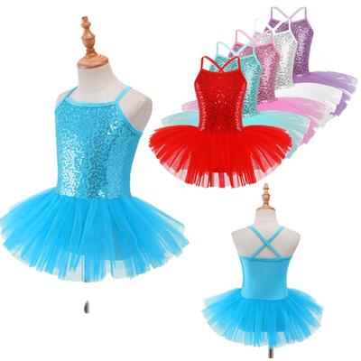 Kids Girls Ballet Dress Tutu Flower Dress Dancewear Clothing Ballerina Fairy Party Costumes