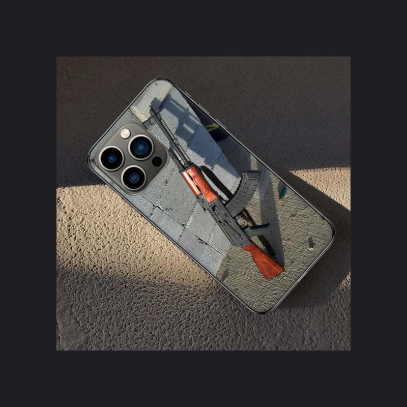A Sturdy And Reliable AK47 Phone Case For Apple Iphone 16E 16 Pro Max 15 Plus Soft 13 12 Mini Cover 11 14 Pro Max Capa 8 7 SE Sh