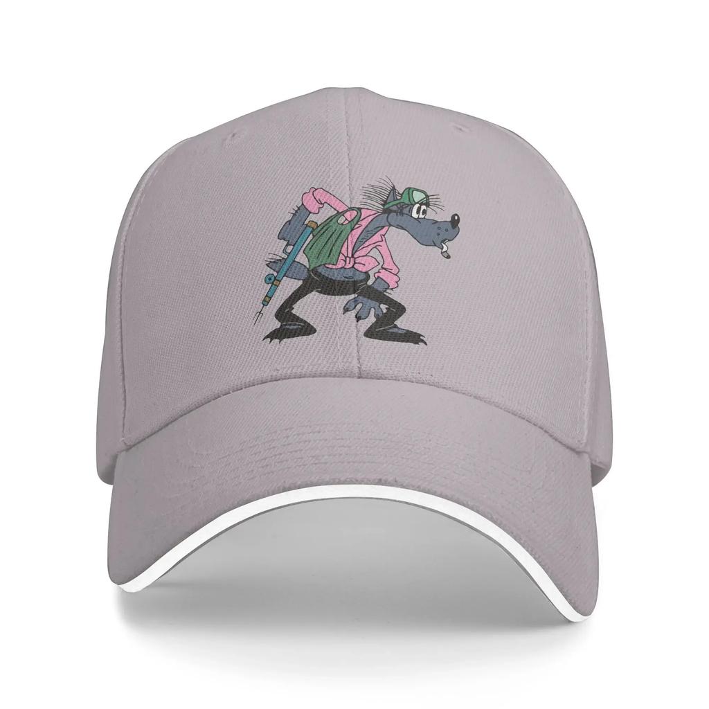 Nu Pogodi Casual Baseball Cap Cartoon Wolf Running Hippie Hip Hop Hats Summer Hot Sale Unisex Women Fitted Retro Baseball Caps