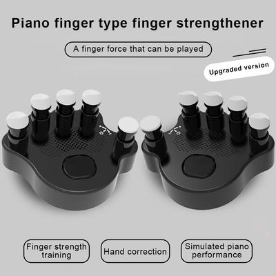 2Pcs Piano Hand Shape Corrector Hand Strengthener Posture Correction Tool Piano Accessories Built In Sound Source with