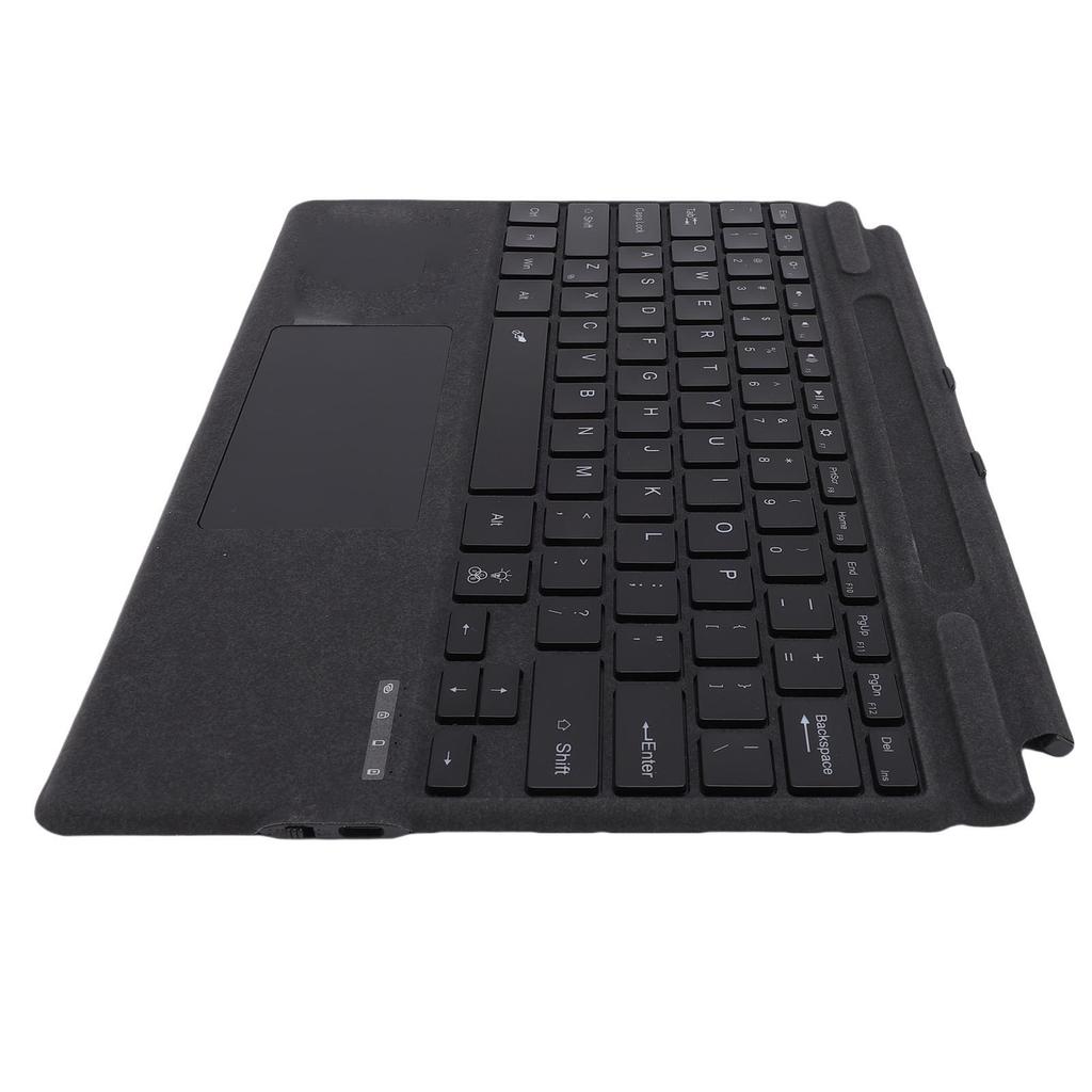 Tablet Wireless Keyboard Fit for Surface Pro 11 10 9 8 X Portable Super Thin with 7 Color Backlit Pen Holder Touchpad