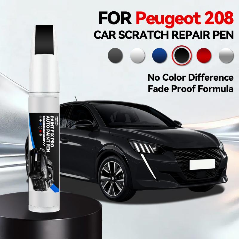 For Peugeot 208 2012-2025 B21 P21 Paint Repair Pen Touch Up Scratch Remover DIY Auto Accessories Black White Blue Gray Yellow