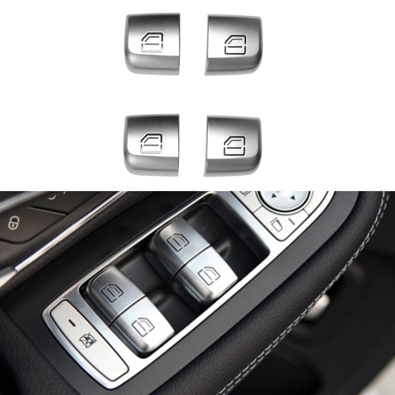 

Крышка кнопки переключателя подъема окна автомобиля из АБС-пластика для Mercedes Benz C Class W205 GLC Class W253 C200 2015-салон автомобиля