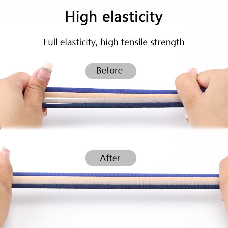 Elastische Schnürsenkel ohne Binden, halbrunde Schnürsenkel für Kinder und Erwachsene, Sneaker-Schnürsenkel, schnelle, faule Schnürsenkel mit Metallverschluss, Schuhbänder