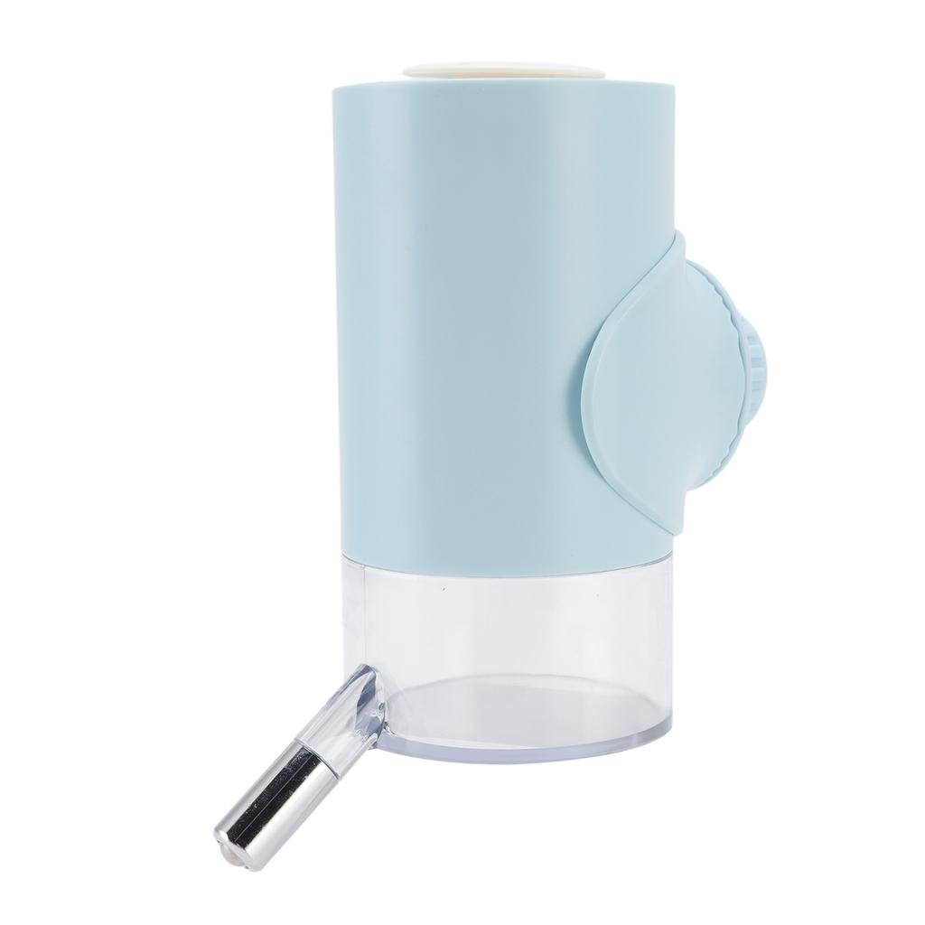 Trinkbrunnen für Haustiere, automatisch, tragbar, zum Aufhängen, für Katzen und Hunde, Blau, 500 ML