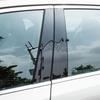 6Pcs Car Pillar Posts for Hyundai Creta Ix25 2020 2021 2022 2023 Glossy Black Door Window Trim Stickers Styling Accessories
