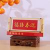 Wooden New Year Magnetic Sticker Traditional Blessing Chinese Style Refrigerator Magnets Decoration Festive