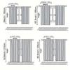 Sakura Dark Curtains Japanese Pagoda Art Print Living Room Bedroom Kitchen Set Of 2 Made Polyester With Rod Pocket Area Decor